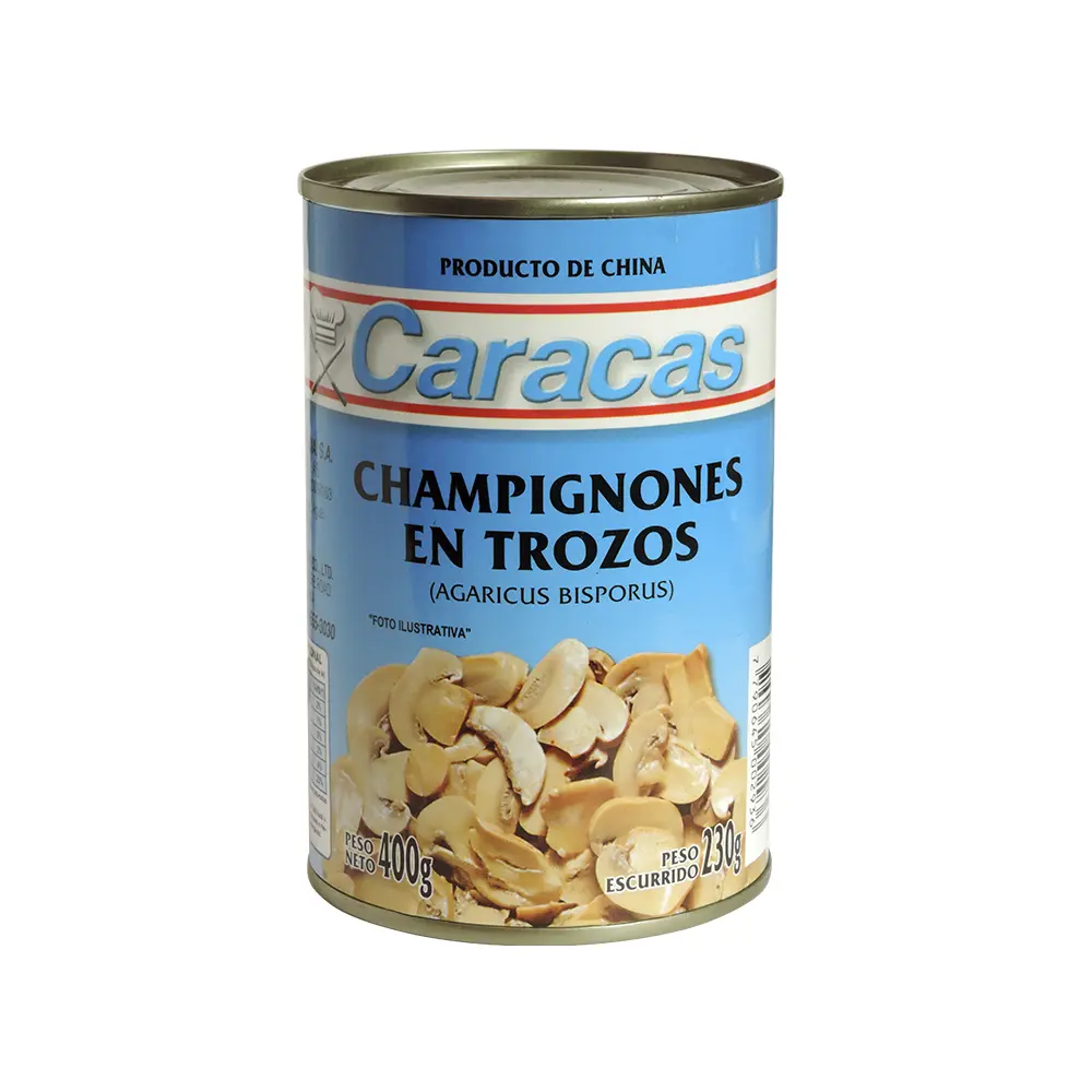 Champignones Caracas Trozos x 850g.