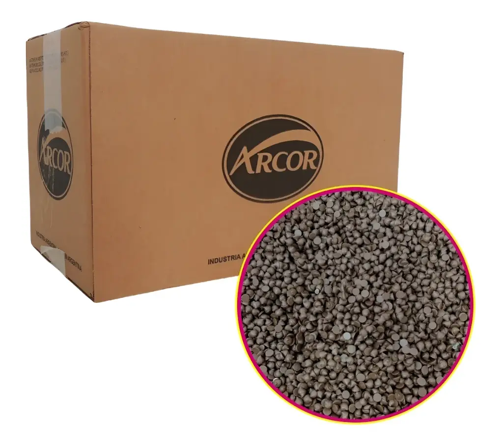  Chocolate Chips Arcor Gotas Semiamargo CAJA X 10kg. PROMO X 2 CAJAS 