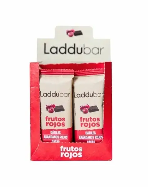 Barra Laddubar Frutos Rojos x 30g. CAJA X 12 U.