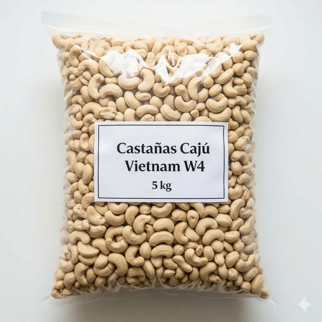 Castañas Caju Vietnam W4 x 5kg.