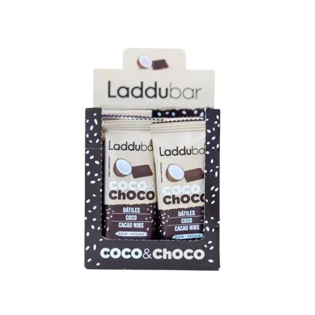 Barra Laddubar Coco y Chocolate x 30g. CAJA X 12 U.
