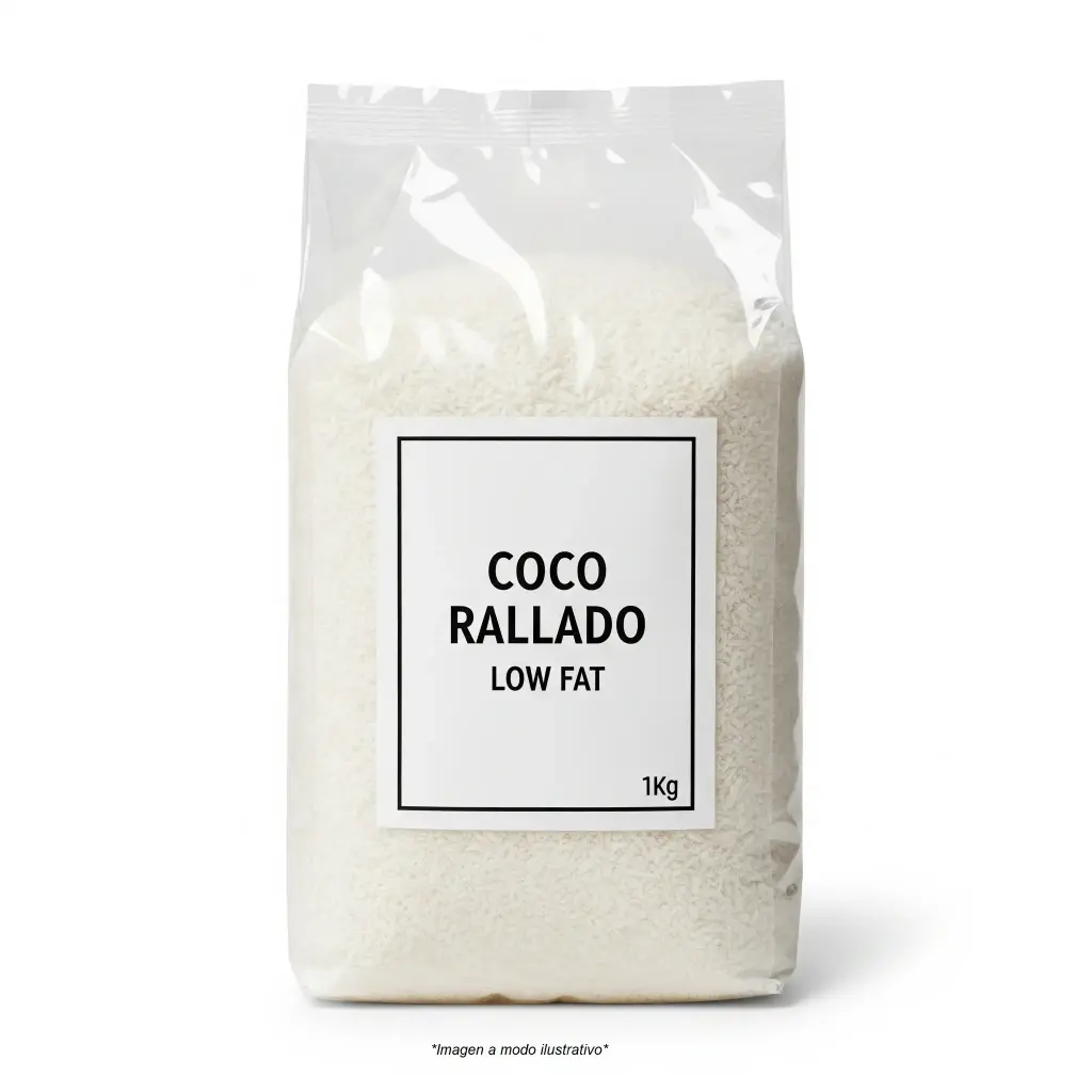 Coco Rallado Low Fat x 1kg.