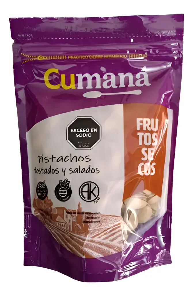 Pistacho Cumana c/cascara Tost. Salado x 150g. CAJA X 12 U.