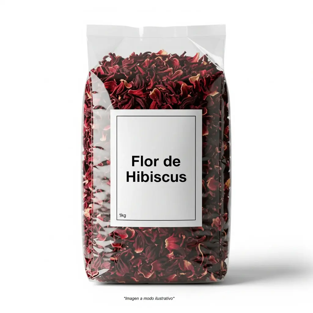 Flor de Hibiscus x 1kg.
