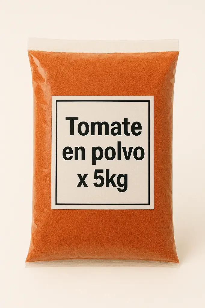 Tomate en polvo x 5kg.