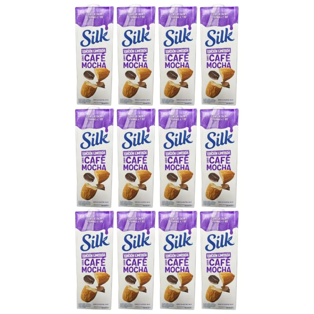 Leche Vegetal Silk Almendra Café Mocha Edición Limitada x 1L.  CAJA X 12 U.