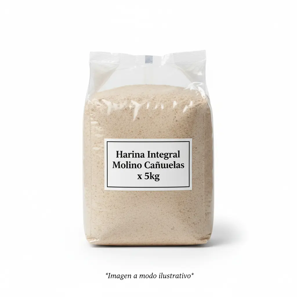 Harina Integral Molino Cañuelas Fina x 5kg.