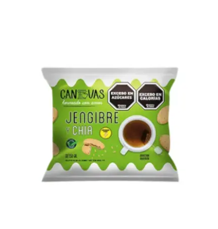 Galletitas Canvas de jengibre y chia