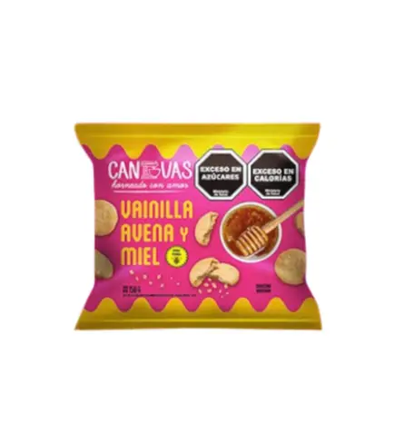 Galletitas Canvas de vainilla, avena y miel