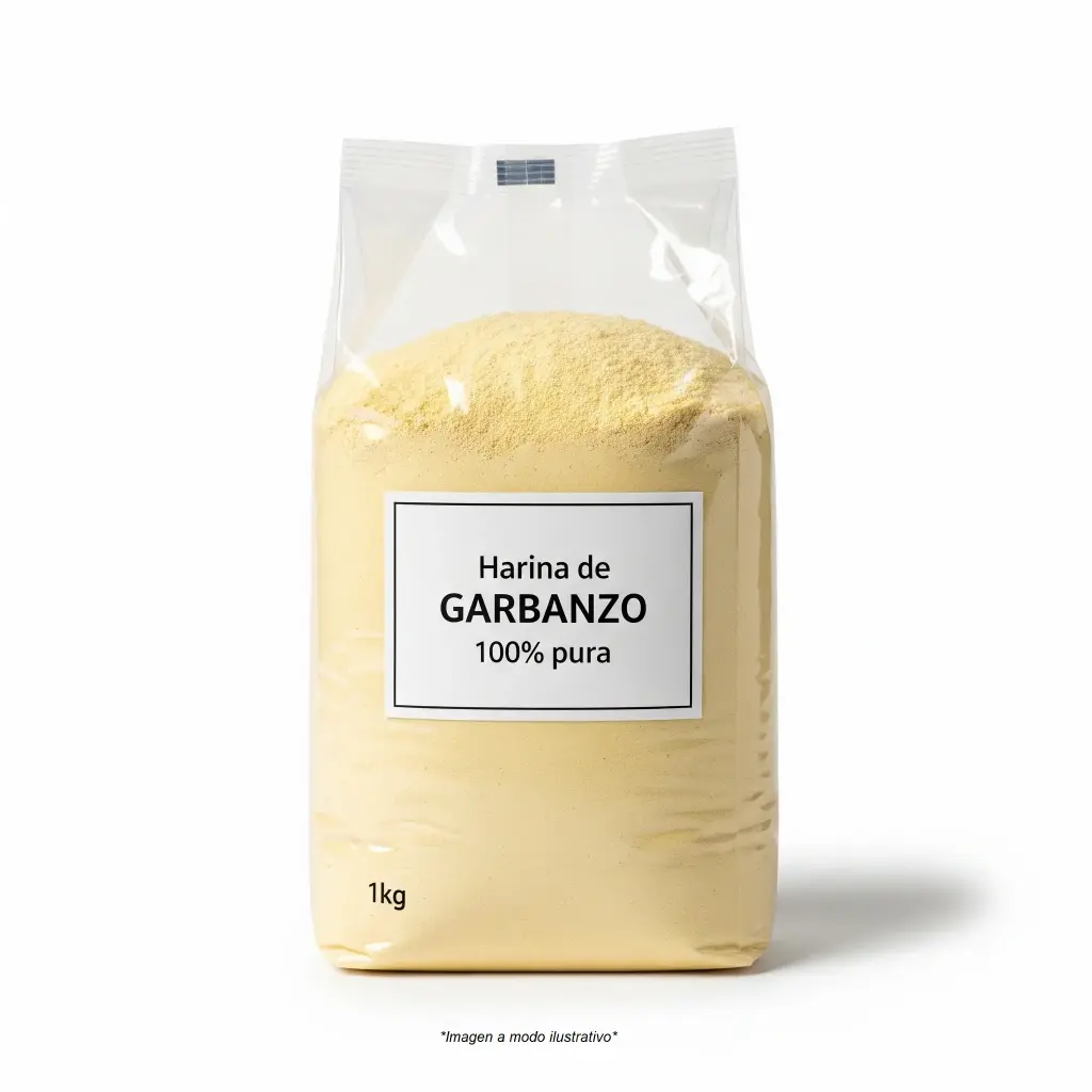 Harina de Garbanzo 100% Pura x 1kg.