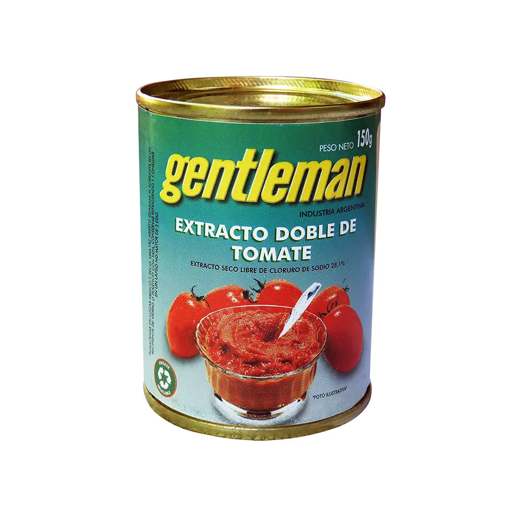 Tomate Extracto Gentleman Doble x 150g.