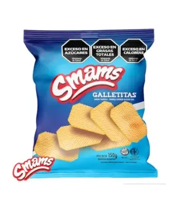 Galletitas Smams de Vainilla colegial x 150g.