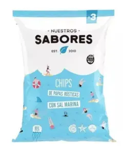 Snack Nuestros Sabores (3) Papas fritas
