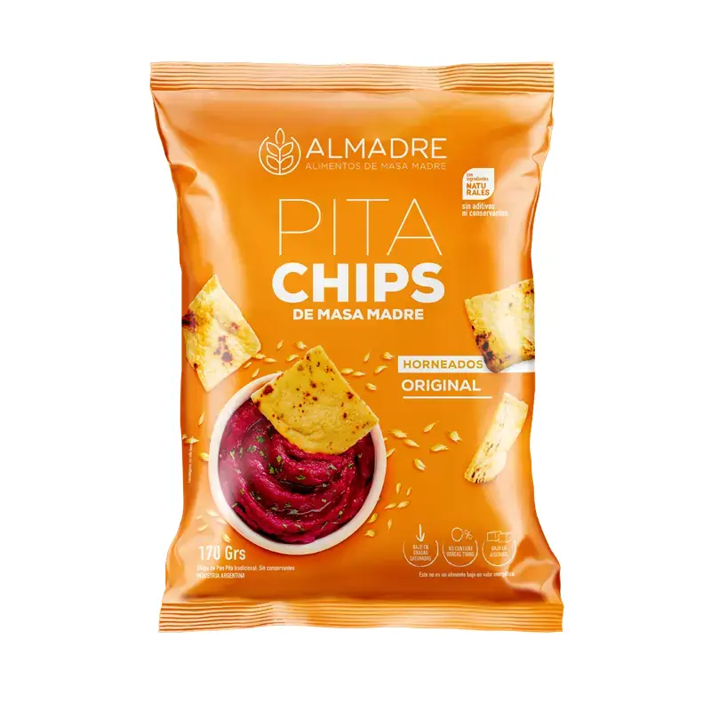 Snack Almadre PitaChips Original x 115g.