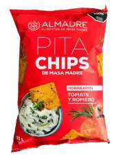 Snack Almadre PitaChips Tomate y Romero x 115g.