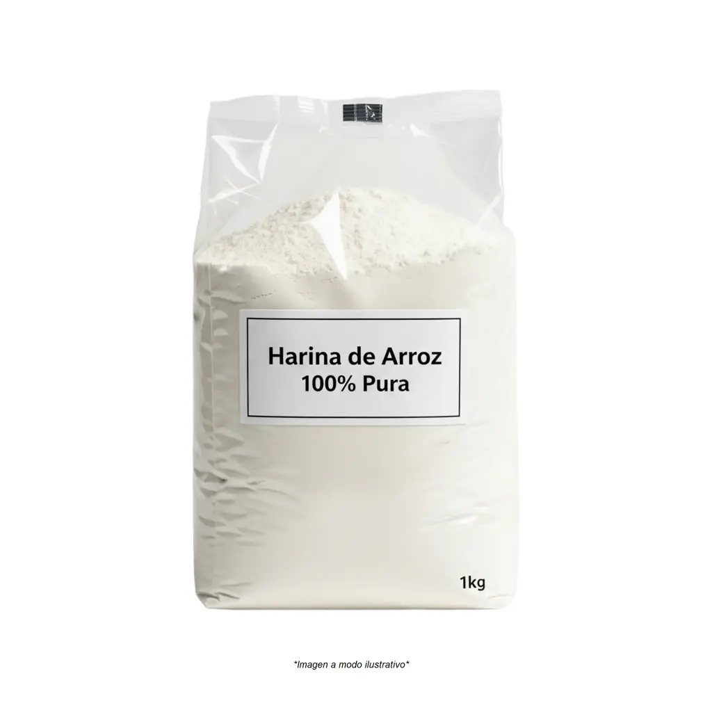 Harina de Arroz 100% Pura x 1kg.