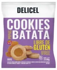 Galletitas Delicel Pepas de Batata x 150g.