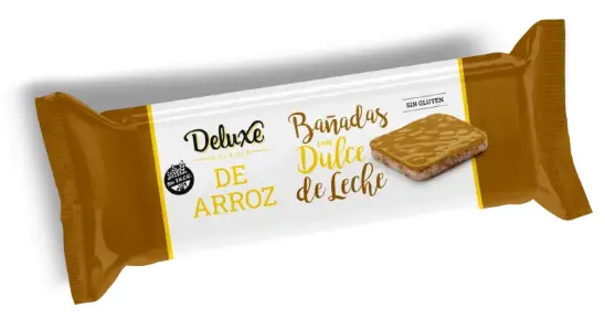 Galletas Deluxe Bañada Dulce de Leche 108g.