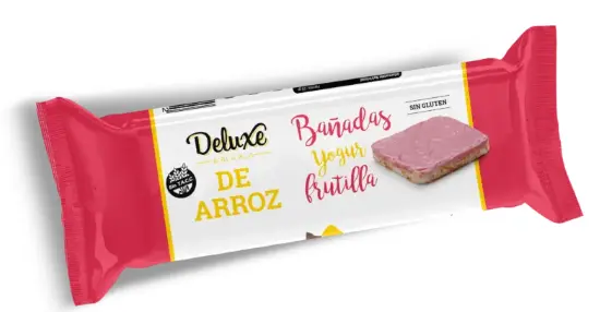 Galletas Deluxe Bañada Yoghurt Frutilla 108g.