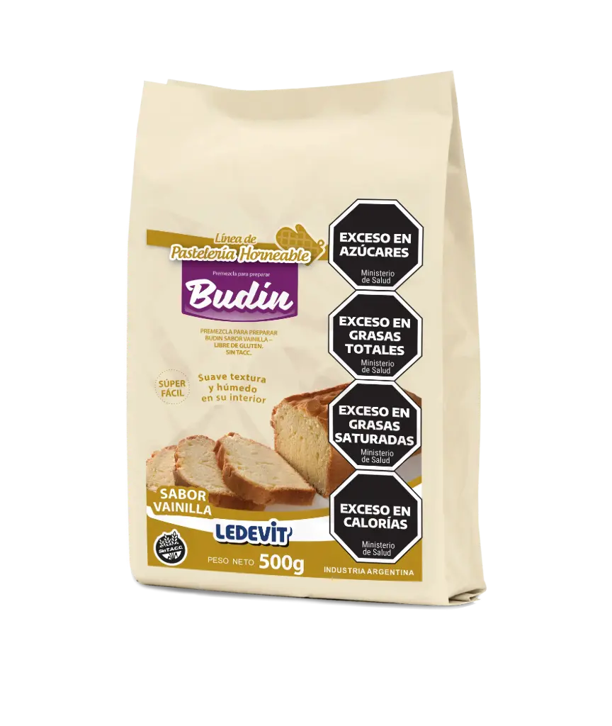 Premezcla Ledevit Budin Vainilla x 500g.