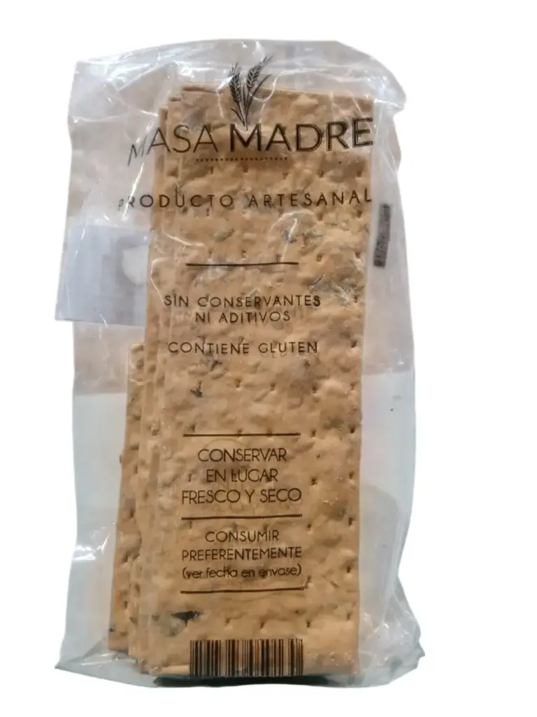 Galletas Masa Madre Pimentón-verdeo