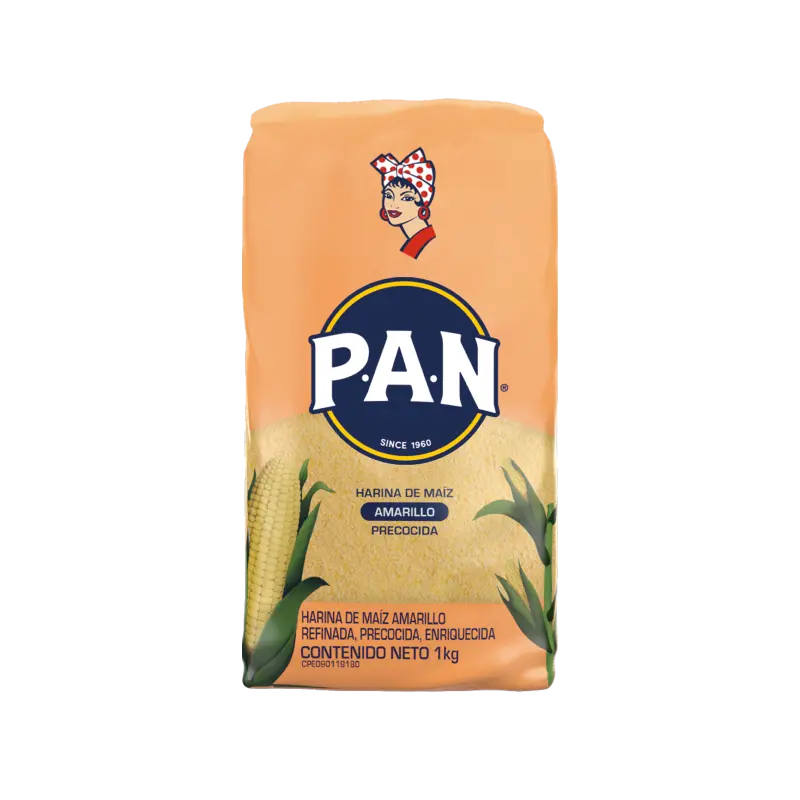Harina de Maiz P.A.N Amarillo x 1kg.