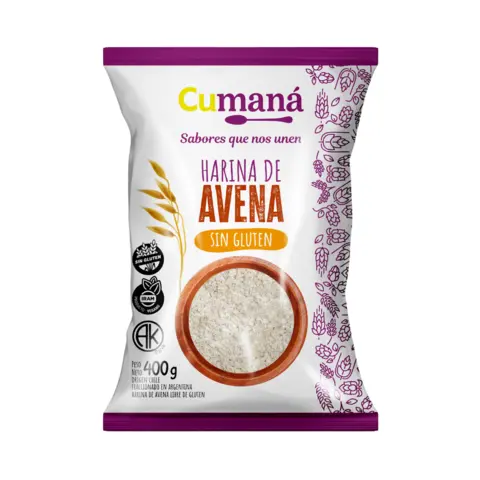 Harina Cumana de Avena x 400g.