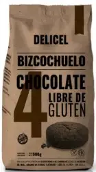 Premezcla Delicel Bizcochuelo Chocolate x 500g.