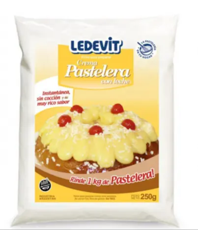 Crema Ledevit Pastelera Extra x 250g.