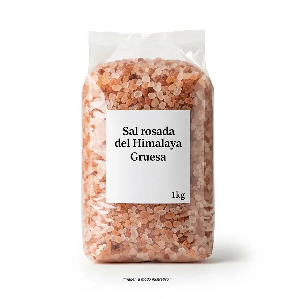 Sal rosada del Himalaya Gruesa x 1kg.