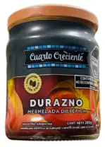 Mermelada Cuarto Creciente C/Stevia Durazno x 280g.