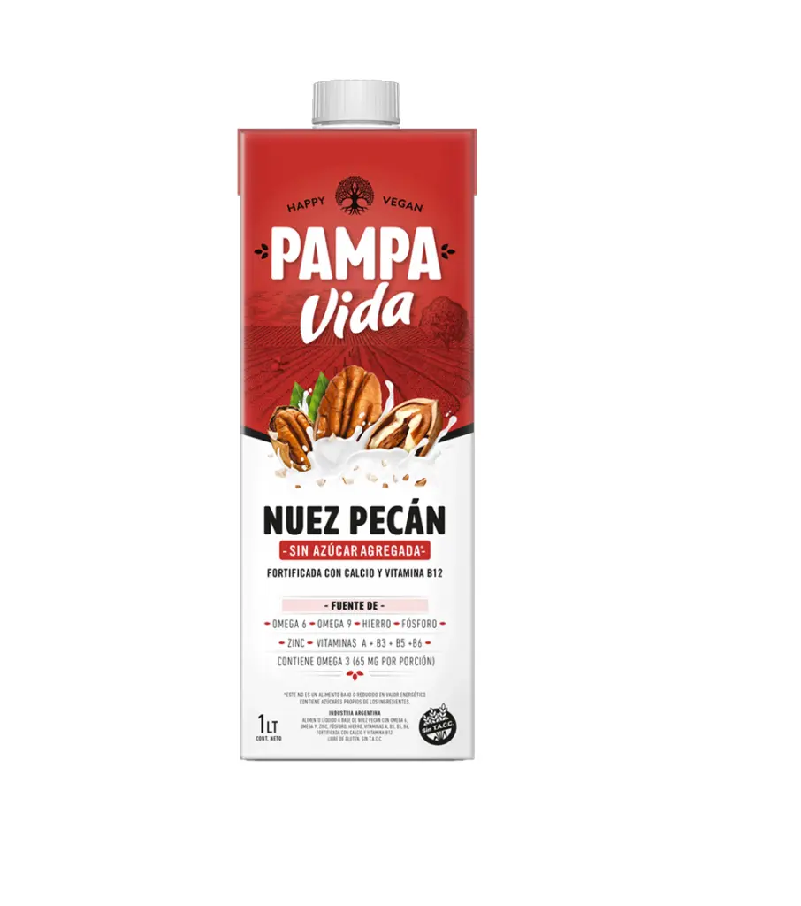 Leche Vegetal Pampa vida de Nuez Pecan