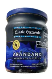 Mermelada Cuarto Creciente C/Stevia Arandano x 280g.