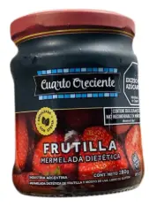 Mermelada Cuarto Creciente C/Stevia Frutilla x 280g.