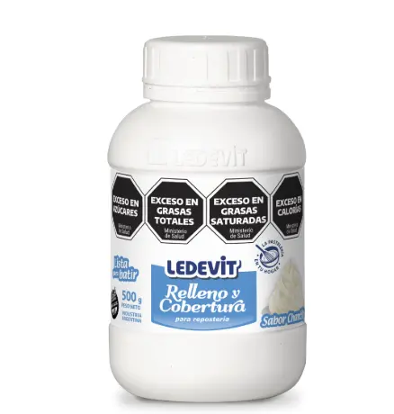 Crema Ledevit Relleno y Cobertura Chantilly x 500g.