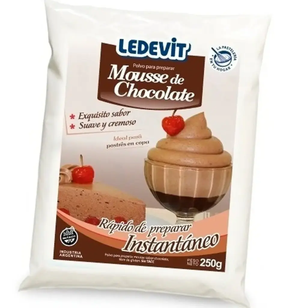 Crema Ledevit Mousse de Chocolate x 250g.