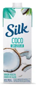 Leche Vegetal Silk Coco sin azucar x 1L.