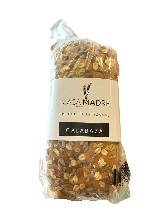 Pan Masa Madre Calabaza 500g.