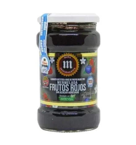Mermelada Doña Magdalena Frutos Rojos x 360g. Sin Azucar