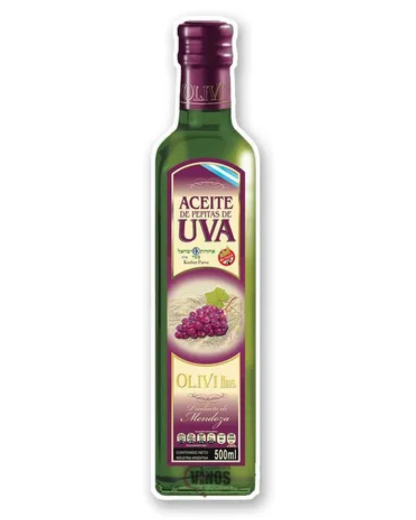 Aceite de Uva Olivi Vidrio x 500mL.