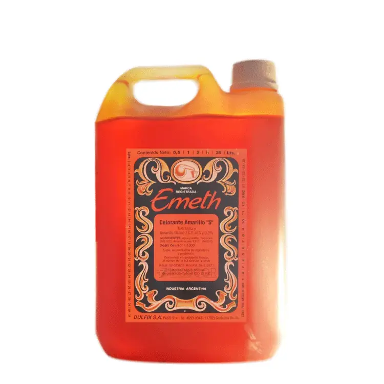 Colorante Emeth Amarillo x 5L. L.ROJA