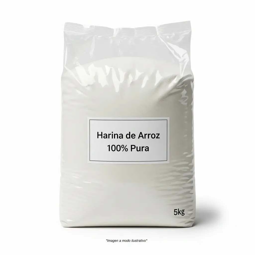 Harina de Arroz 100% Pura x 5kg.