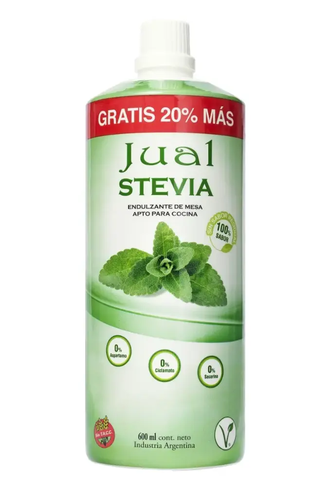 Endulzante Jual Stevia Liquida x 600cc.