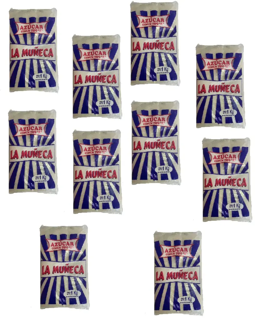 Azucar La Muñeca x 1kg. PACK X 10 U.