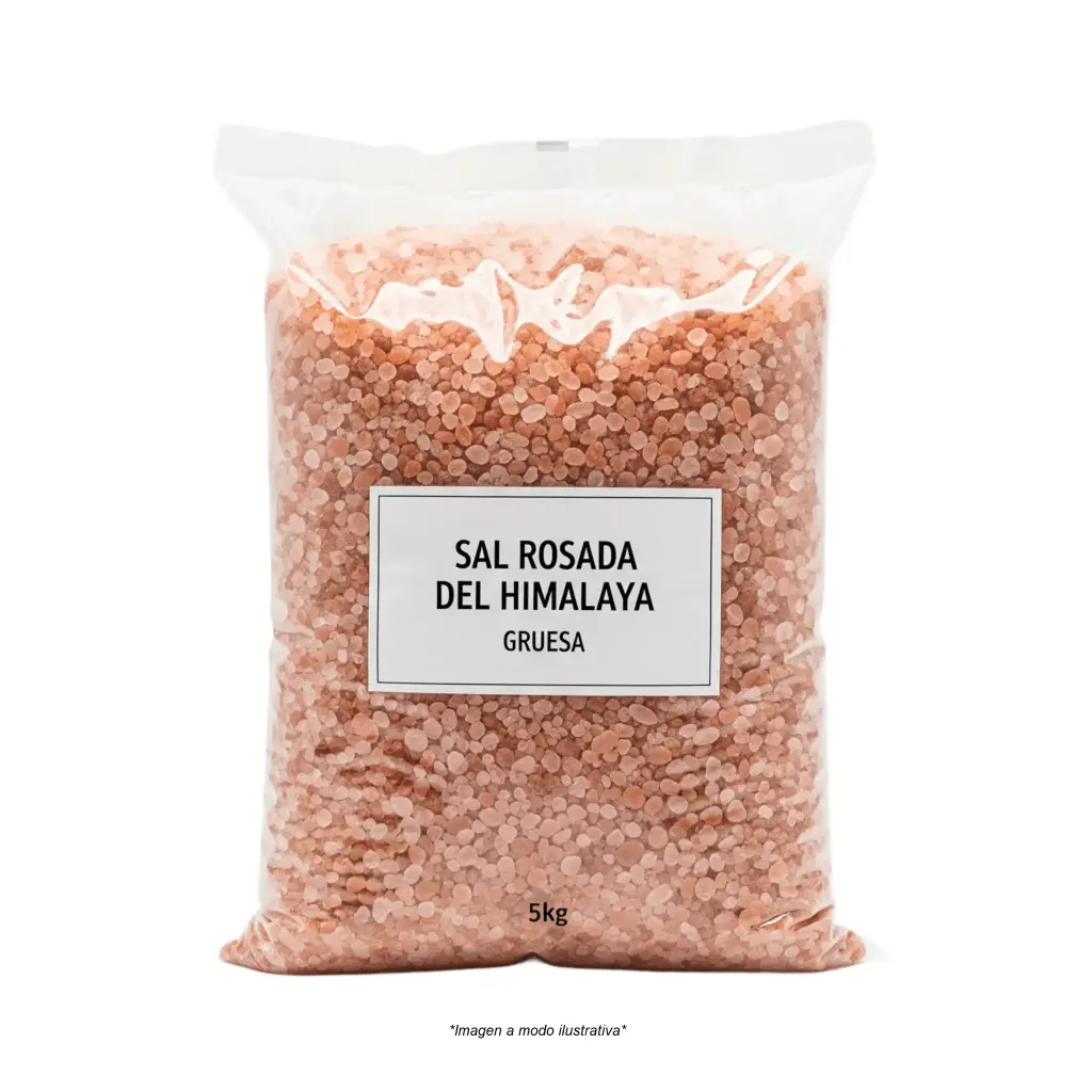 Sal rosada del Himalaya Gruesa x 5kg.