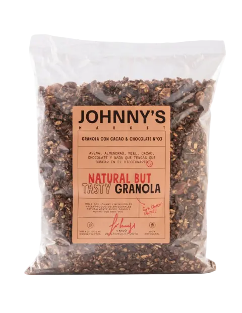 Granola Johnny'S Market Chocolate 1kg.