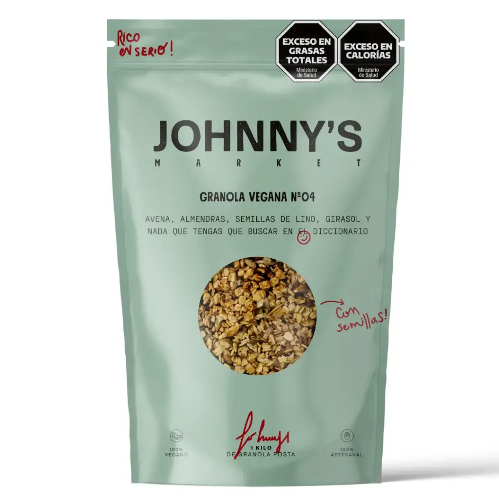 Granola Johnny'S Market Vegana 1kg.