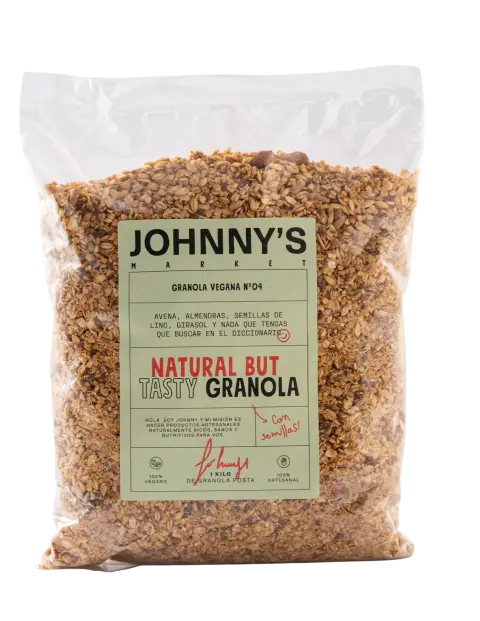 Granola Johnny'S Market Vegana 1kg.