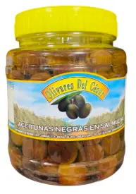 Aceituna Olivares Del Cesar Negra N 0 aceite y salmuera x 1kg.