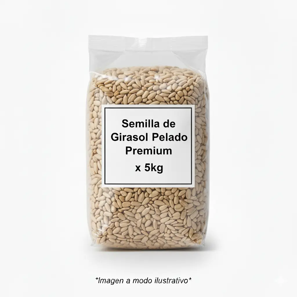 Semilla de Girasol Pelado Premium x 5kg.